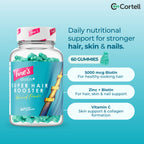 Fine’s Biotin (5000 mcg) + Super Hair Booster Gummies for Adults
