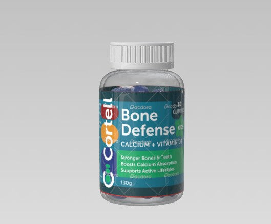 Bone Defense - Calcium & Vitamin D3 Gummies for Strong Bones & Joints