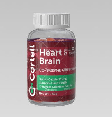 Heart & Brain - CoQ10 & Omega-3 Supplement for Cellular Energy