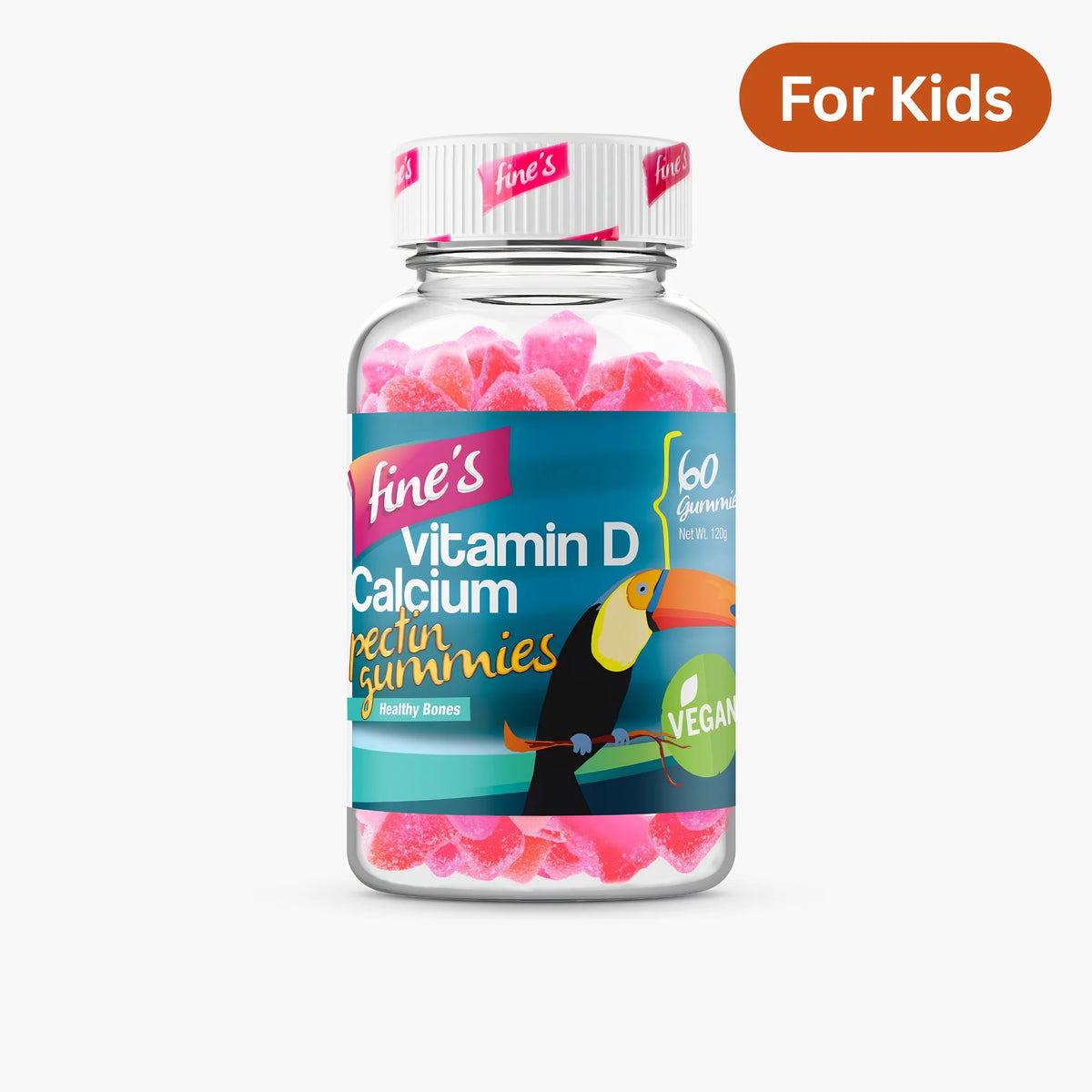 Fine’s Vitamin D + Calcium Gummies for Kids